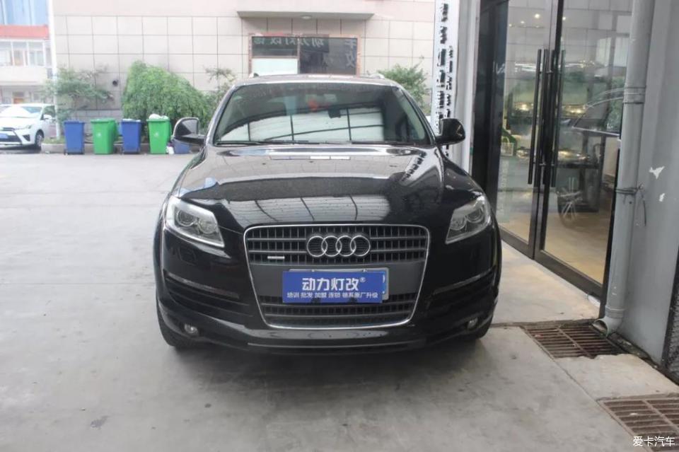 南京改灯 动力灯改 奥迪Q7升级海拉5透镜搭配欧司朗CBI灯泡