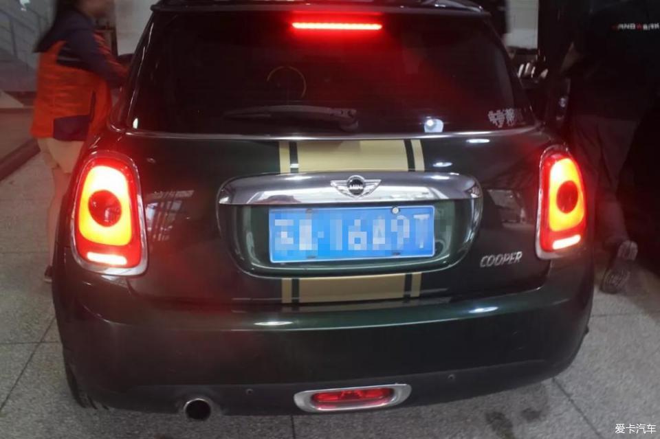 南京改灯 动力灯改 宝马mini升级全LED大灯总成,瞬间启动